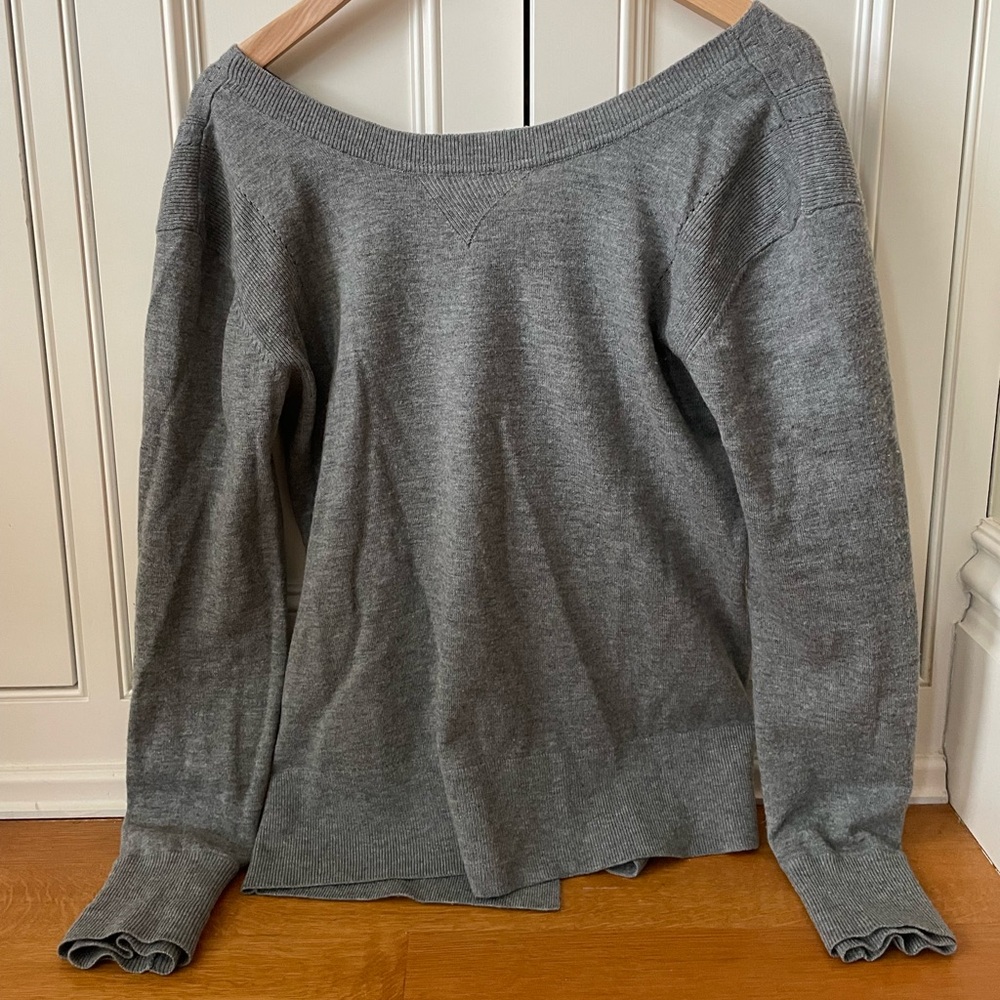 Lululemon grey cross back sweater - great condition